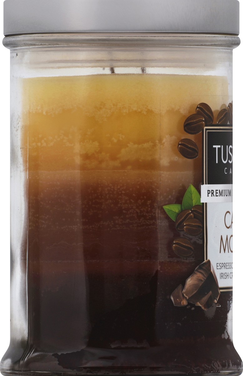 slide 3 of 8, Tuscany Candle Cafe Mocha Triple Pour Glass Jar Candle, 1 ct