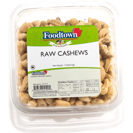 slide 1 of 1, Fairway Cashew Raw, 11 oz