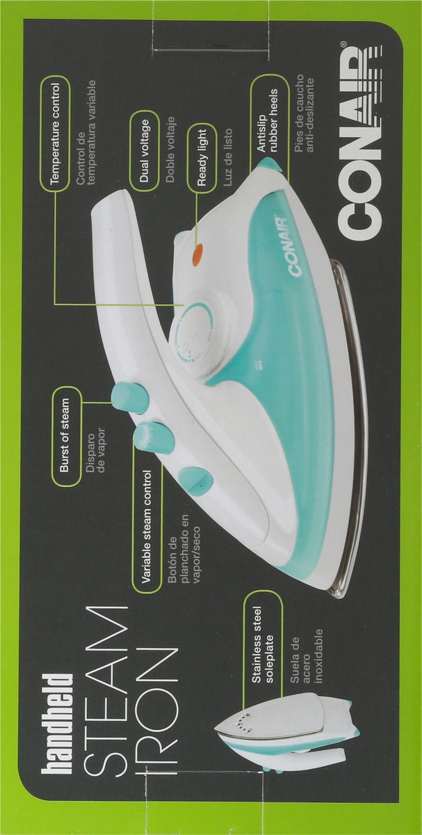 slide 13 of 13, Conair Handheld Steam Iron 1 ea, 1 ct