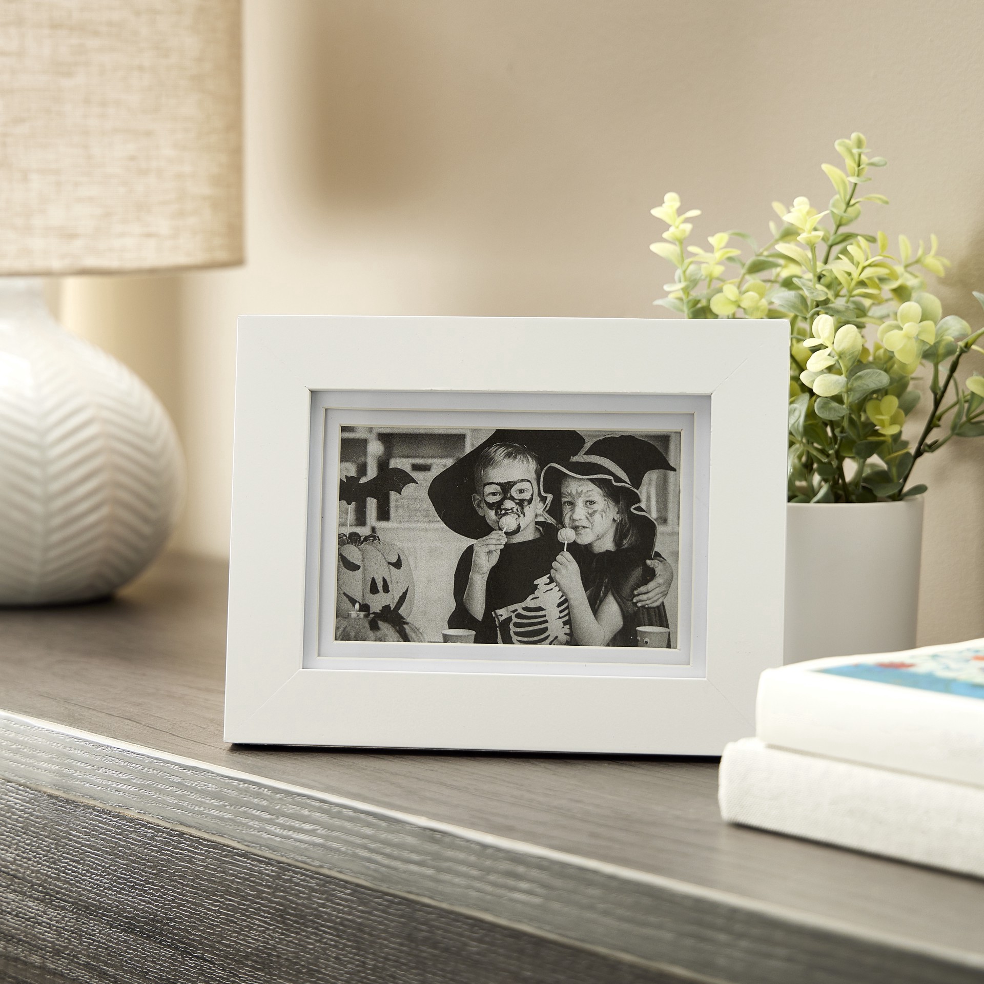 slide 2 of 3, Gallery White Frame With Double Mat By Studio Decor, 4 in x 6 in mat