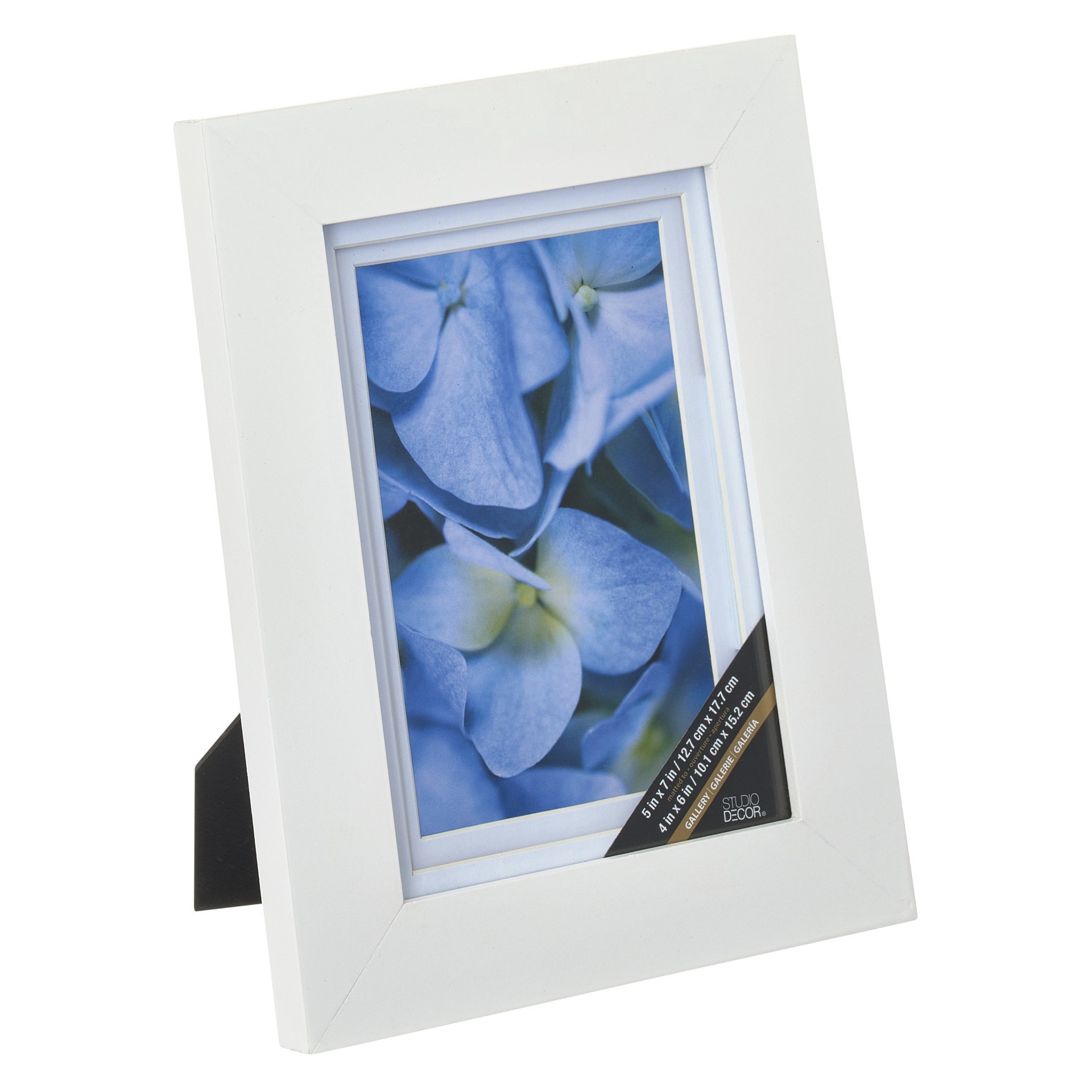 slide 3 of 3, Gallery White Frame With Double Mat By Studio Decor, 4 in x 6 in mat