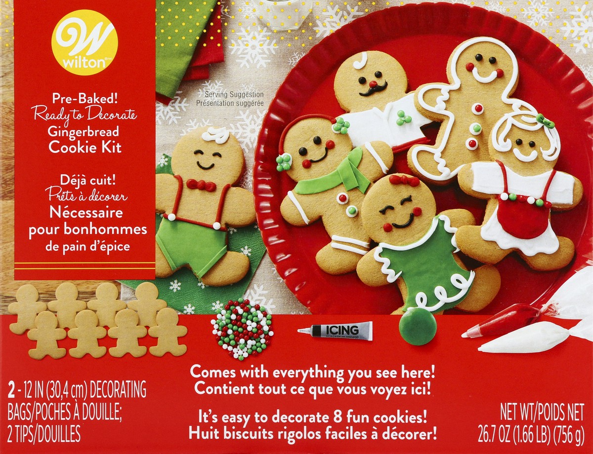 slide 4 of 5, Wilton Ready-To-Decorate Gingerbread Cookie Decorating Kit, 1 ct