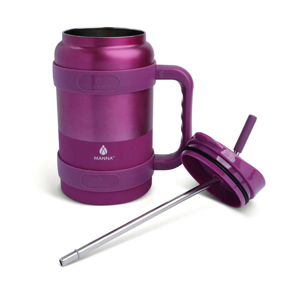 slide 3 of 4, Manna Sawyer Bottle - Purple, 50 oz