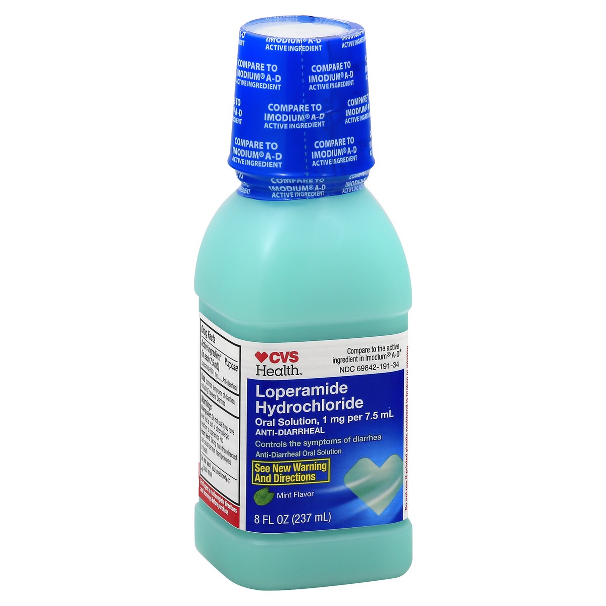 slide 6 of 11, CVS Health Anti-Diarrheal Oral Solution, Mint, 8 Fl Oz, 8 oz