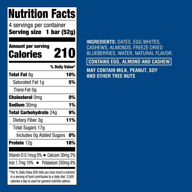 slide 5 of 5, Protein Bars Blueberry - 12g Protein - 4ct - Good & Gather™, 12 gram, 4 ct