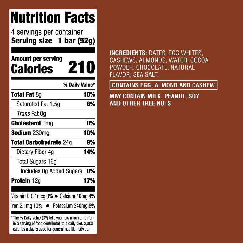 slide 5 of 5, Protein Bars Chocolate - 12g Protein - 7.33oz/4ct - Good & Gather™, 12 gram, 7.33 oz, 4 ct