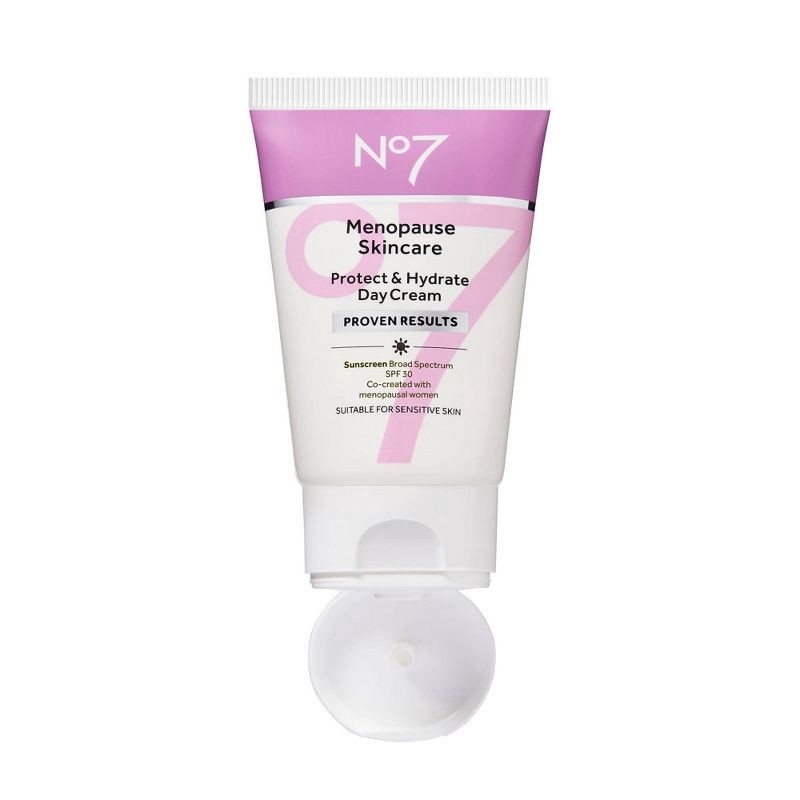 slide 3 of 6, No7 Menopause Skincare Protect & Hydrate Day Cream with SPF 30 - 1.69 fl oz, 30 x 1.69 fl oz