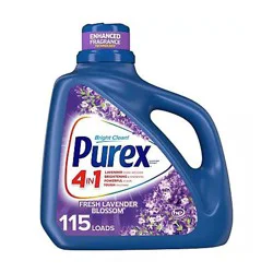 Purex Laundry Detergent Liquid With Crystals Fresh Lavender Blossom - 150 fl oz