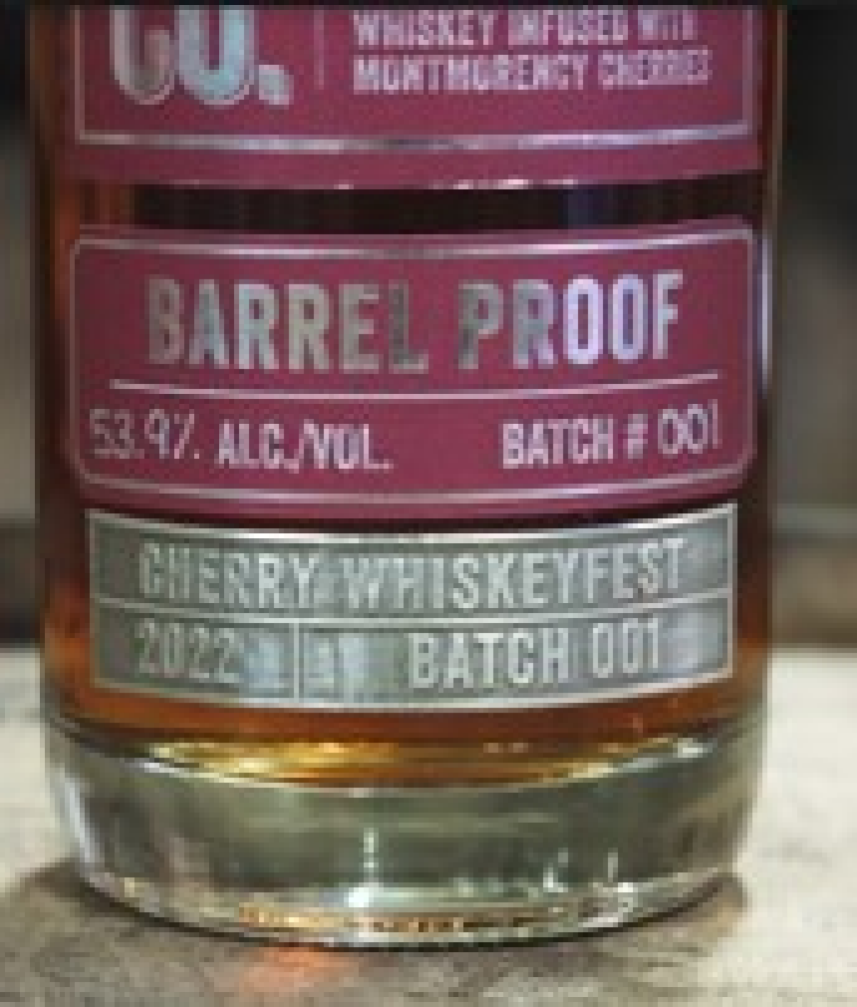 slide 2 of 2, Traverse City Whiskey Barrel Proof American Cherry Edition;, 750 ml