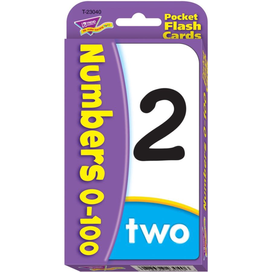 slide 3 of 4, TREND Pocket Flash Cards, Multiplication, Box Of 56 Cards, 56 ct