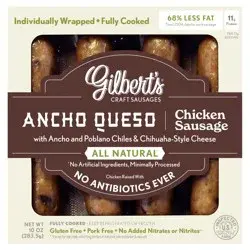 GILBERTS Gilbert's Ancho Queso Chicken Sausage Links