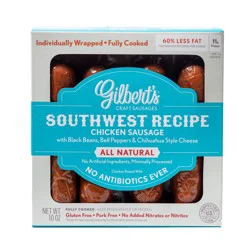 GILBERTS SAUSAGE SOUTH WEST CHICKEN SAUSAGE