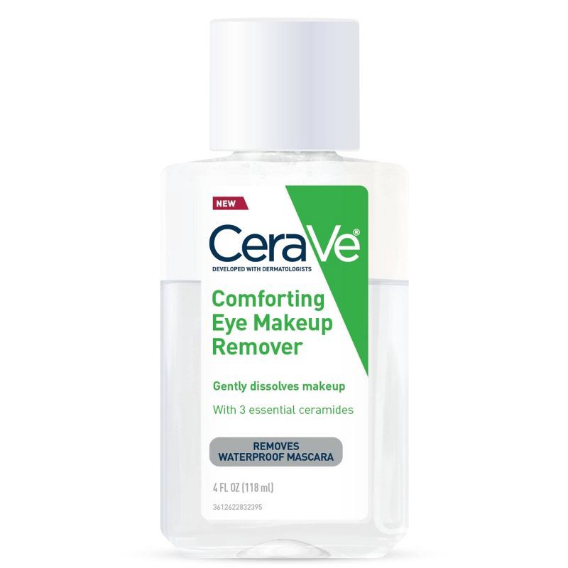 slide 12 of 15, CeraVe Waterproof Liquid Eye Makeup Remover, Travel Size - 4 oz, 4 oz