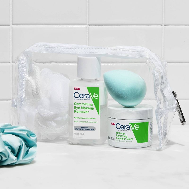 slide 12 of 13, CeraVe Hydrating Makeup Cleansing Balm, Travel Size - Unscented - 1.3 oz, 1.3 oz