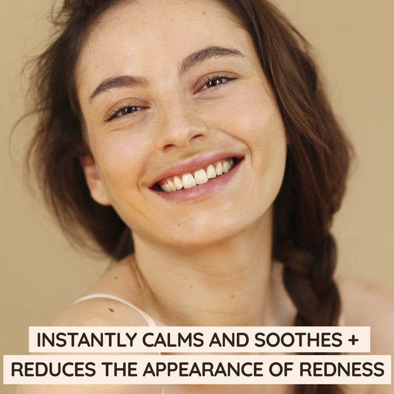 slide 9 of 9, Aveeno Calm + Restore Redness Relief Moisturizing Cream for Sensitive Skin - Fragrance Free - 1.7 fl oz, 1.7 fl oz