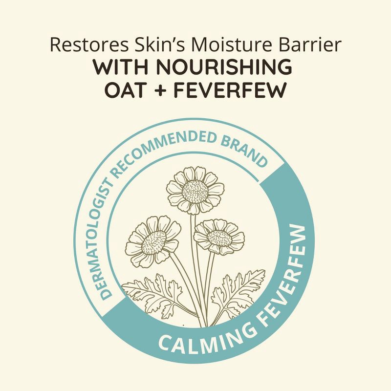 slide 4 of 11, Aveeno Calm + Restore Redness Relief Foaming Cleanser with Fewerfew - Fragrance Free - 6 fl oz, 6 fl oz