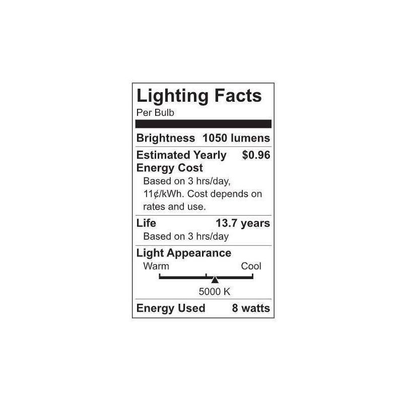 slide 5 of 5, GE Household Lighting GE 2pk 100W Ultra Bright LED BC Decorative Light Bulbs Daylight, 2 ct