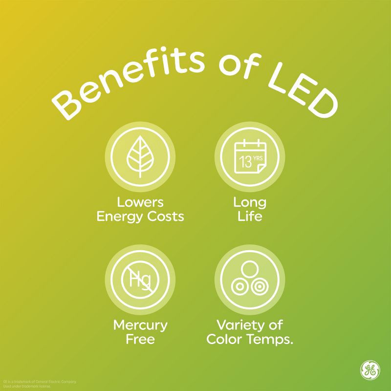 slide 7 of 13, GE Household Lighting GE 2pk LED+ Dusk to Dawn A19 LED Decorative Light Bulb Soft White, 2 ct