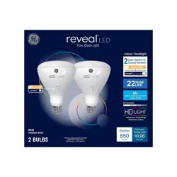 GE Household Lighting GE 2pk 65W Color Select BR30 LED Indoor Floodlight Bulbs