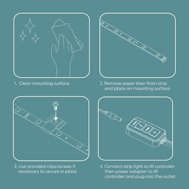 slide 2 of 9, GE Household Lighting GE 16' Light Strip LED Color Changing, 1 ct