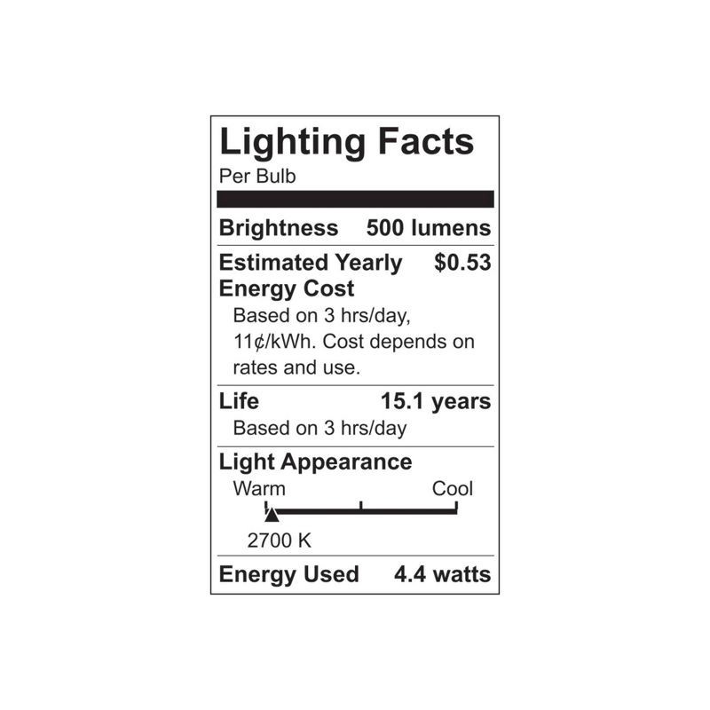 slide 5 of 8, GE Household Lighting GE 3pk 60W Color Select LED Decorative Light Bulbs Clear, 3 ct