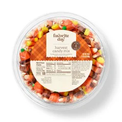Fall Harvest Candy Mix Tub Halloween Candy - 24oz - Favorite Day™