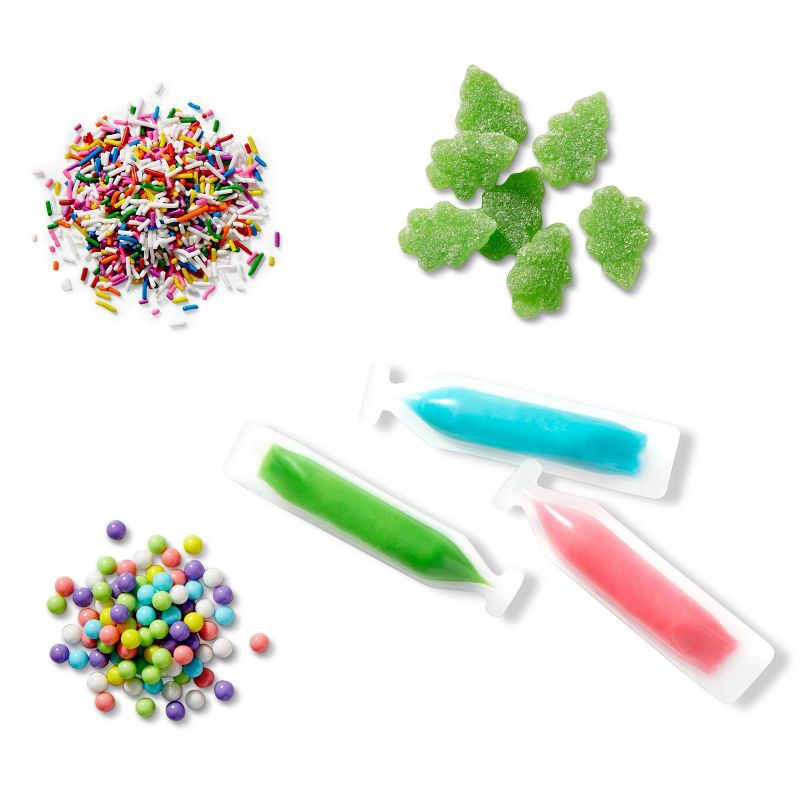 slide 4 of 4, Christmas Rainbow Icing & Candies Decorating Kit - 4.8oz - Favorite Day™, 4.8 oz