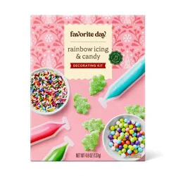 Christmas Rainbow Icing & Candies Decorating Kit - 4.8oz - Favorite Day™