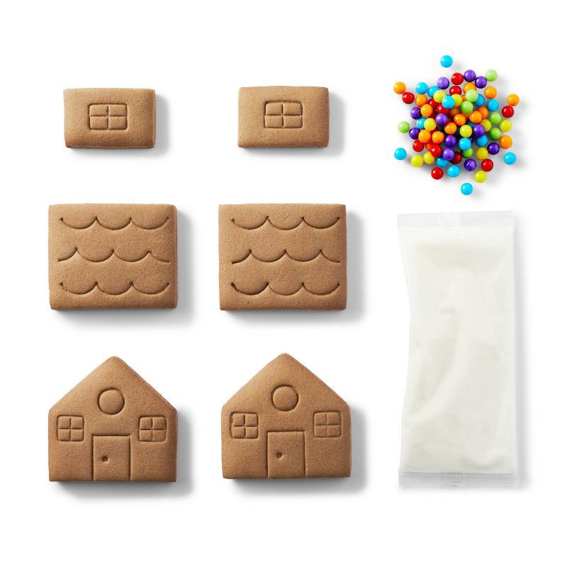 slide 4 of 5, Christmas Mini House Gingerbread House Kit - 6.2oz - Favorite Day™, 6.2 oz