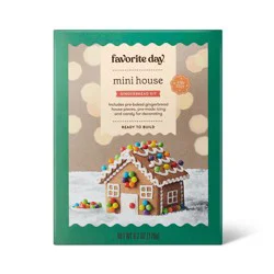 Christmas Mini House Gingerbread House Kit - 6.2oz - Favorite Day™