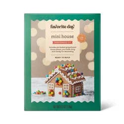 Christmas Mini House Gingerbread House Kit - 6.2oz - Favorite Day™