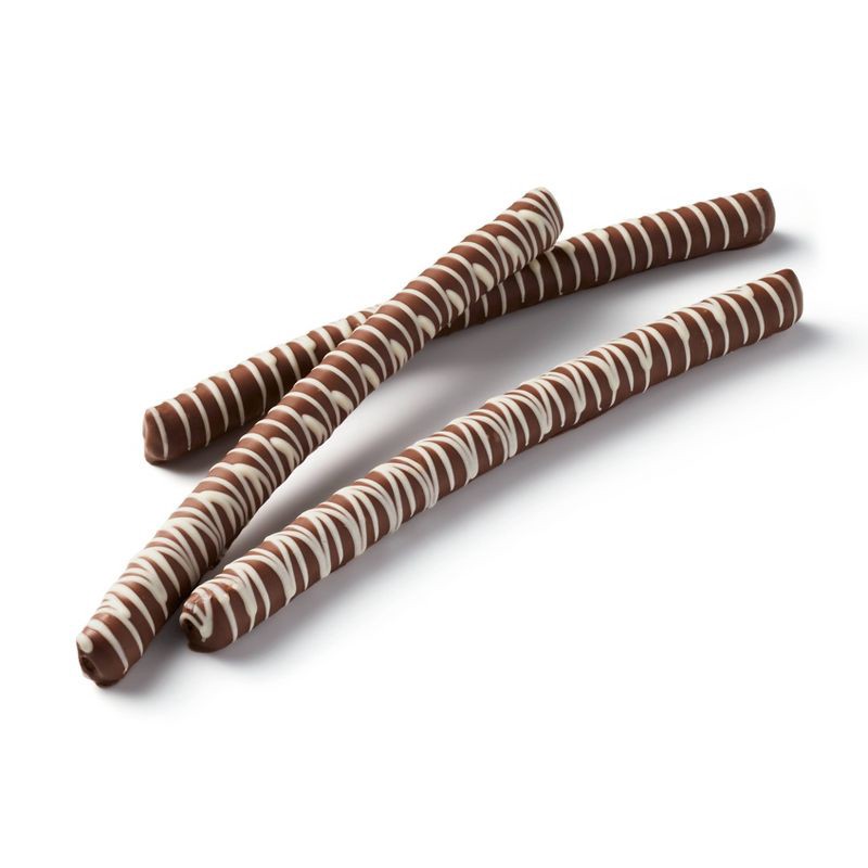 slide 3 of 3, Christmas Milk Chocolate Dipped and White Drizzled Pretzel Rods - 5.1oz/6ct - Favorite Day™, 6 ct; 5.1 oz