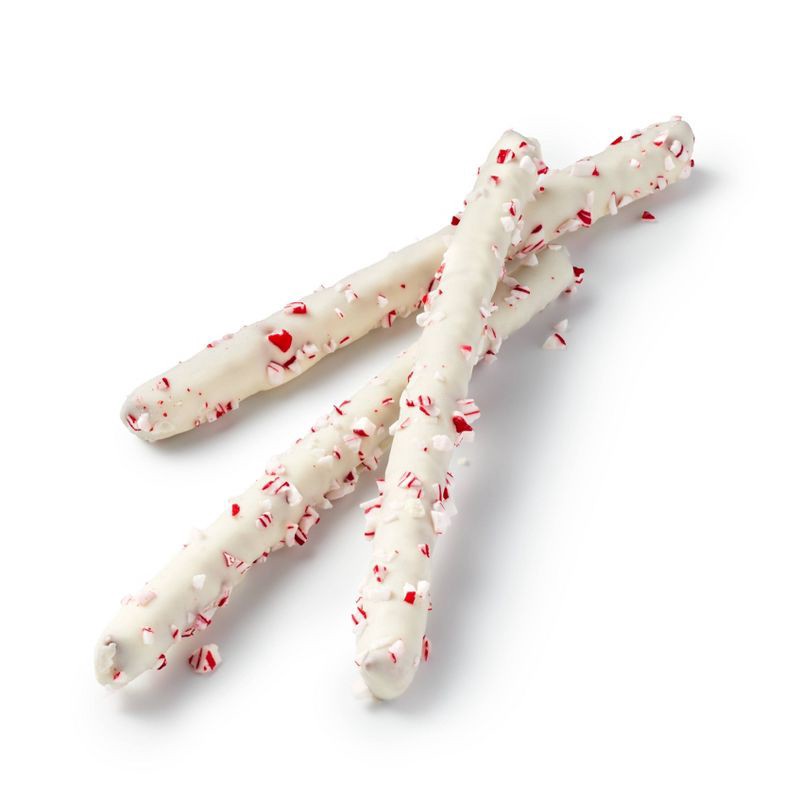 slide 3 of 3, Christmas Peppermint Pretzel Rods Dipped In White Fudge - 5.1oz/6ct - Favorite Day™, 6 ct; 5.1 oz