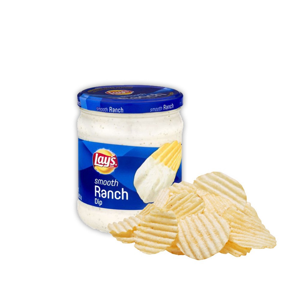 slide 5 of 5, Lay's Dip Smooth Ranch 15 Oz, 15 oz