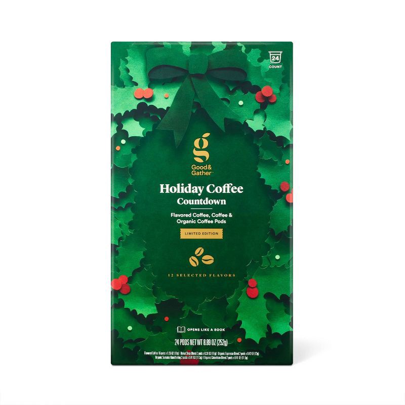 slide 1 of 3, Advent Calendar Light Roast Coffee - Good & Gather™, 1 ct