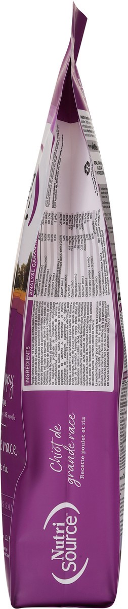 slide 4 of 15, NutriSource Large Breed Puppy with Wholesome Grain Chicken & Rice Recipe Dog Food 26 lb, 26 lb