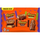Reese's Peanut Butter Milk Chocolate Assorted Shapes Halloween Candy Snack Size - 9oz