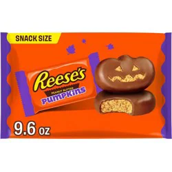 Reese's Peanut Butter Milk Chocolate Pumpkins Halloween Candy Snack Size - 9.6oz