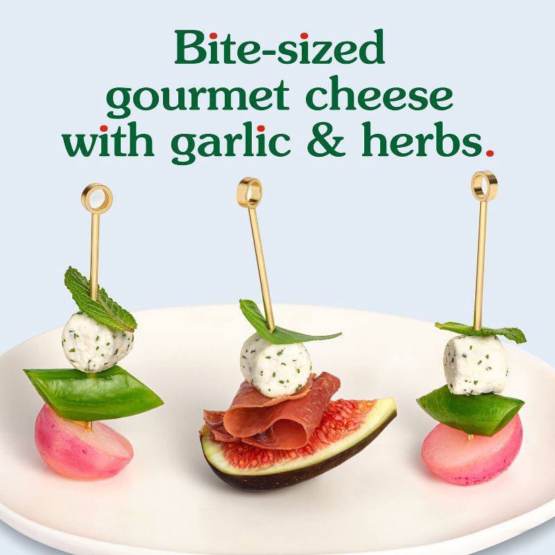 slide 2 of 8, Boursin Cheese Bites Garlic & Fine Herbs - 4.23oz, 4.23 oz