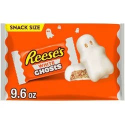 Reese's Peanut Butter White Chocolate Ghosts Halloween Candy Snack Size - 9.6oz