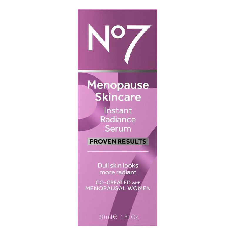 slide 5 of 6, No7 Menopause Skincare Instant Radiance Serum - 1 fl oz, 1 fl oz