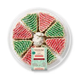 Holiday Christmas Sugar Cookie Tray - 22.5oz - Favorite Day™