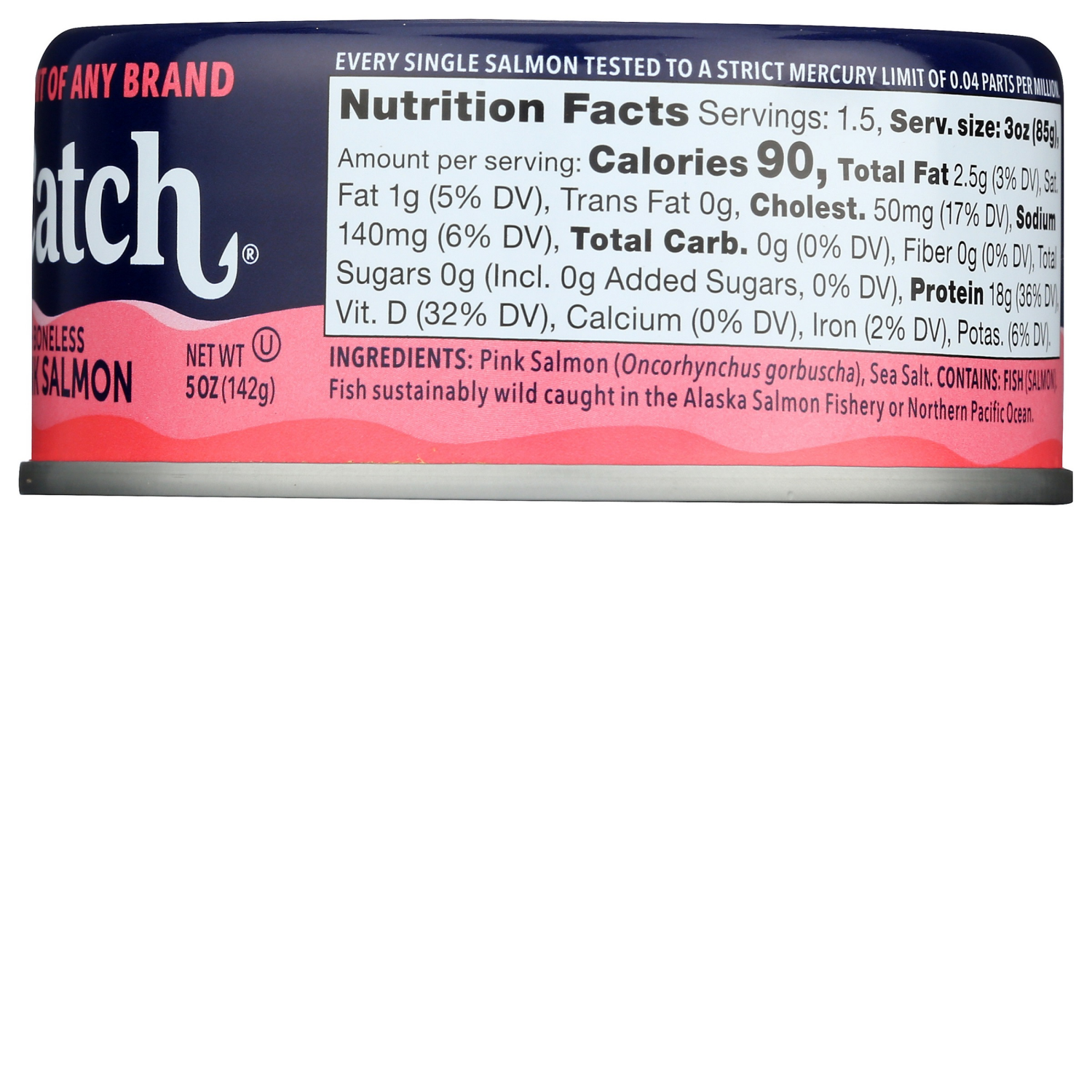slide 2 of 8, Safe Catch Wild Skinless & Boneless Pacific Pink Salmon 5 oz, 5 oz