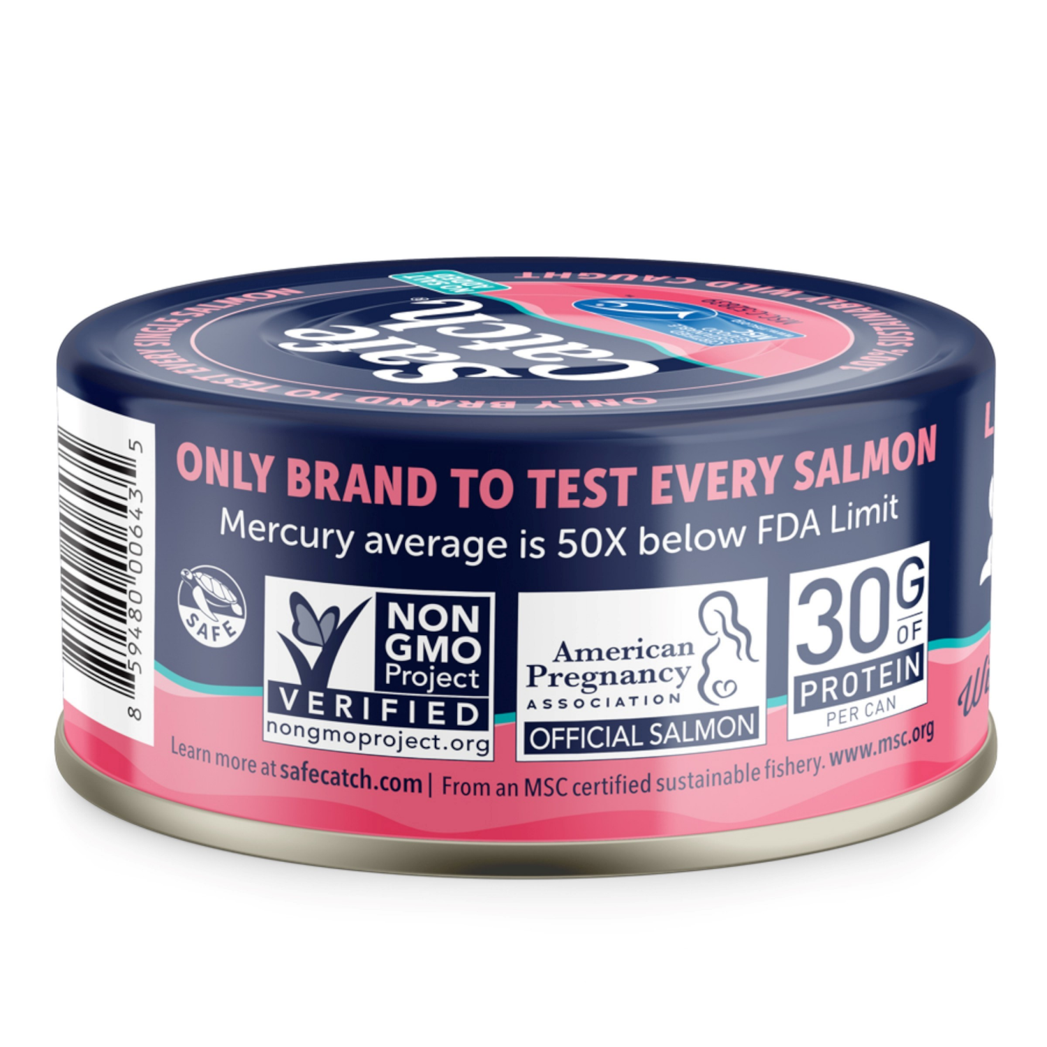 slide 4 of 8, Safe Catch Wild Skinless & Boneless Pacific Pink Salmon 5 oz, 5 oz