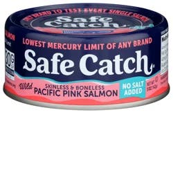 Safe Catch No Salt Added Wild Skinless & Boneless Pacific Pink Salmon 5 oz