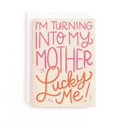 Minted Greeting Card Turning Into My Mother