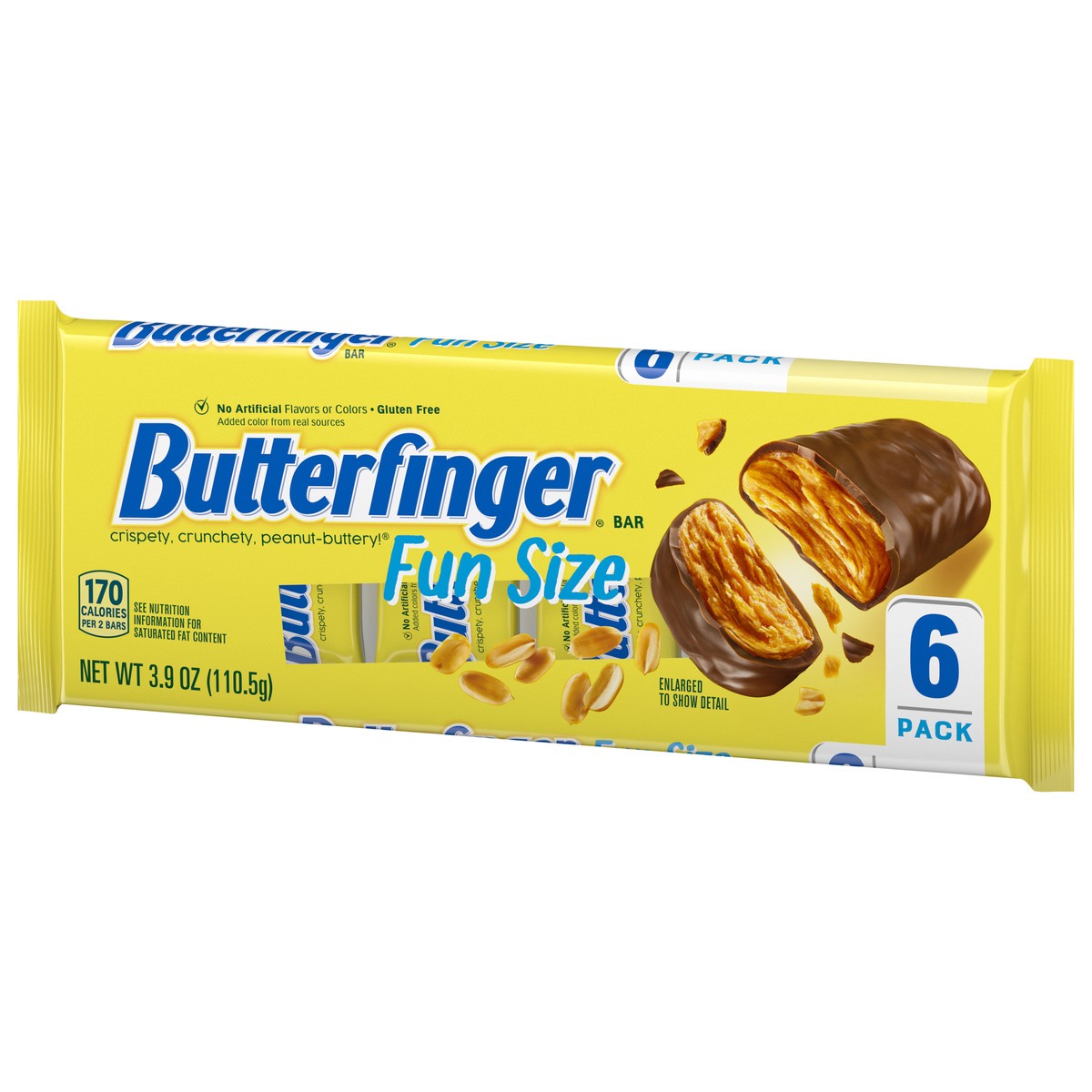 slide 8 of 9, Butterfinger Fun Size Candy Bars, 6 ct