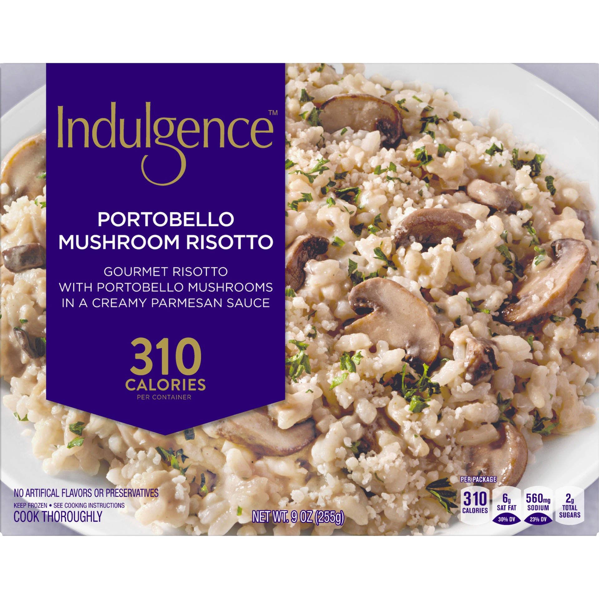 slide 4 of 6, Indulgence Portobello Mushroom Risotto, 9 oz