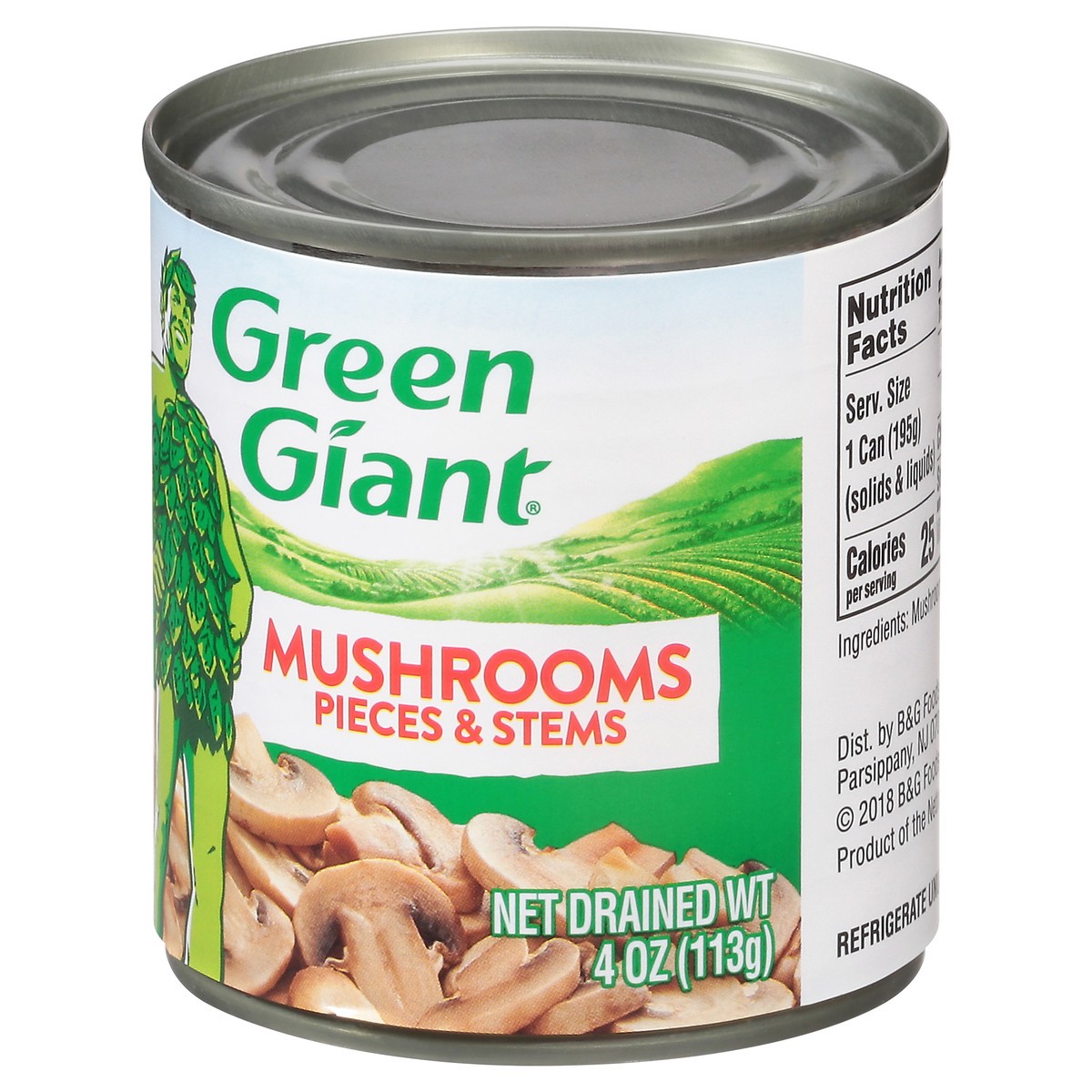 slide 4 of 9, Green Giant Pieces & Stems Mushrooms 4 oz, 4 oz