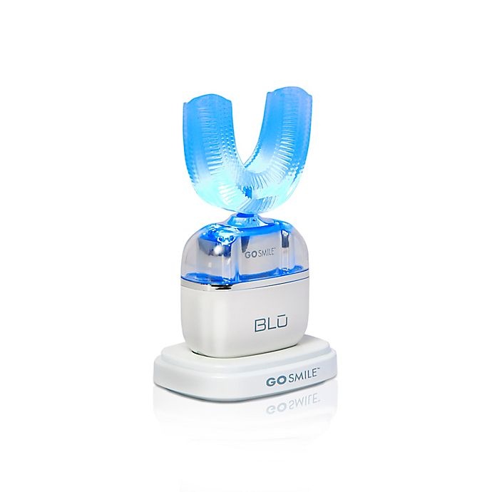 slide 3 of 3, GO SMILE BLU Hands-Free Toothbrush and Whitening Device Set - White, 1 ct